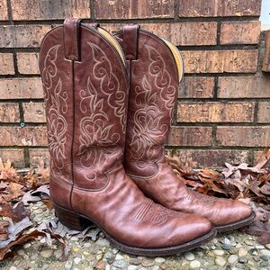 Ariat Brown Leather Cowboy Boots